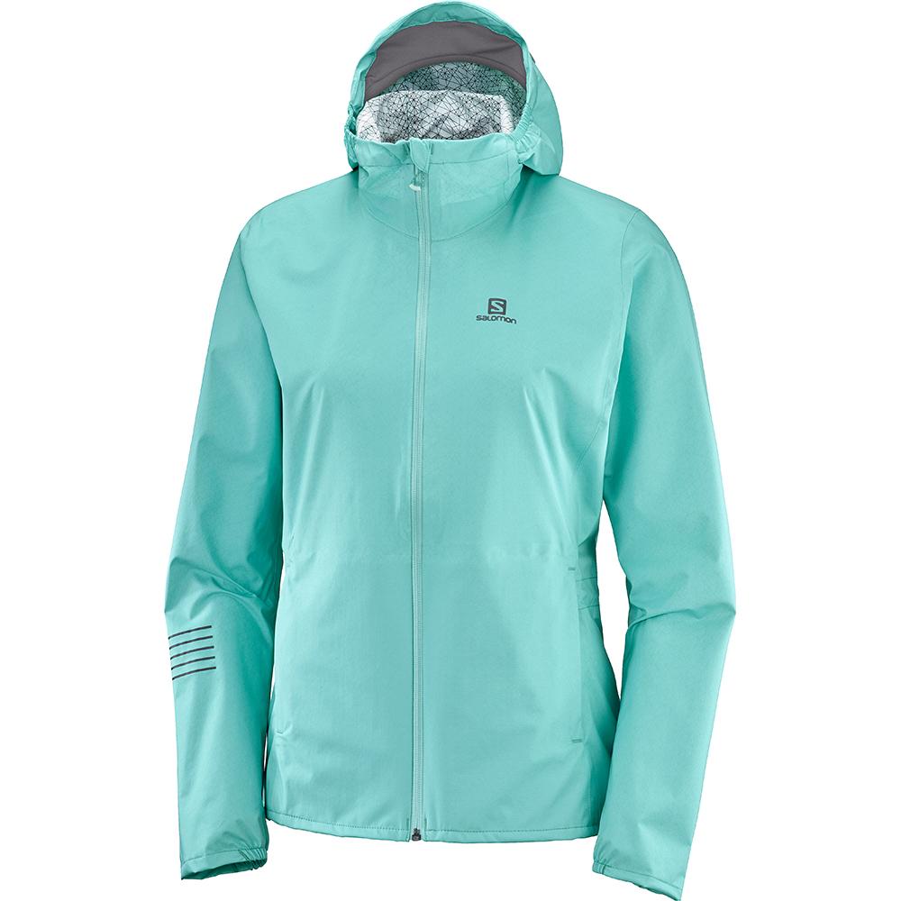 SALOMON LIGHTNING WP JKT W Philippines - Women's Jackets - Turquoise | 897354-MPY